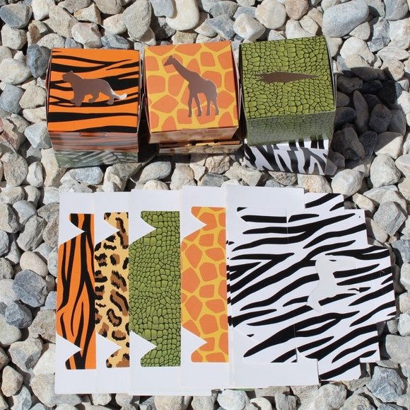 ✨🆕✨ Safari Cardstock Paper Goody Boxes - Picture 3 of 15